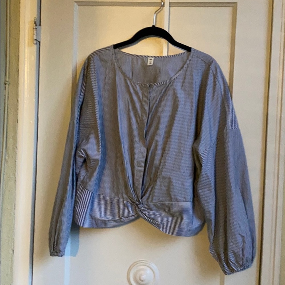 Striped BP Blouse